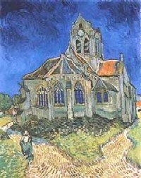 V.Van Gogh - La chiesa di Auvers, 1890