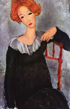 A.Modigliani - Donna con i capelli rossi