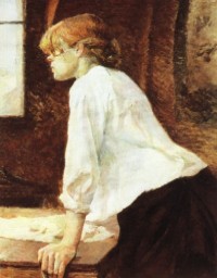 H.Toulouse-Lautrec - La lavandaia, 1886