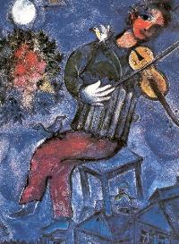 Marc Chagall. Il violinista blu, 1913