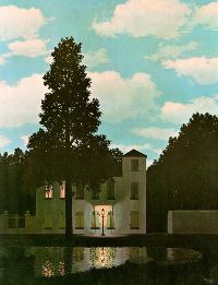 Ren Magritte - L'Impero delle luci, 1954