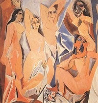 P.Picasso - Les demoiselles d'Avignon, 1907