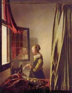 J.Vermeer - Fanciulla che legge alla finestra, 1657