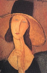 A.Modigliani - Ritratto di Jeanne Hbuterne, 1918