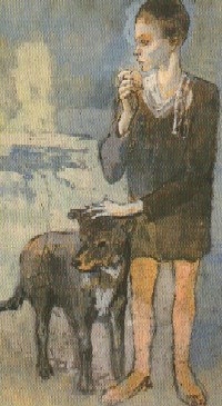 P.Picasso - Ragazzo con cane, 1905