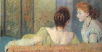 F.Zandomeneghi - Sul divano, 1890