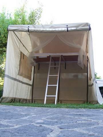 Immagine della tenda montata