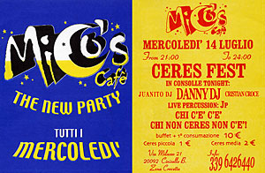 Danny al MICO'S CERES FEST