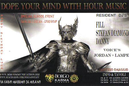 "DOPE YOUR MIND WITH HOUR MUSIC" al KARMA con Danny...