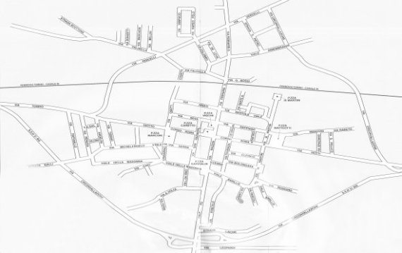 Ingrandisci la mappa della citt di Crescentino (1,50 MB)