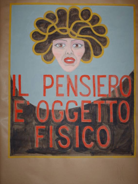 Il pensiero  oggetto fisico, comunicazionismo, Enrico Del Rosso