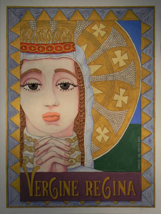 Vergine regina, comunicazionismo, Enrico Del Rosso