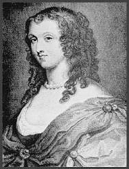 Aphra Behn (1640-1684) in un incisione d'epoca.