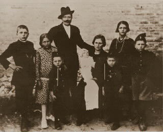 Famiglia di Annibale Zanatta nel 1929
