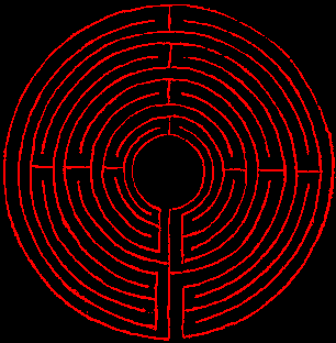 Round maze