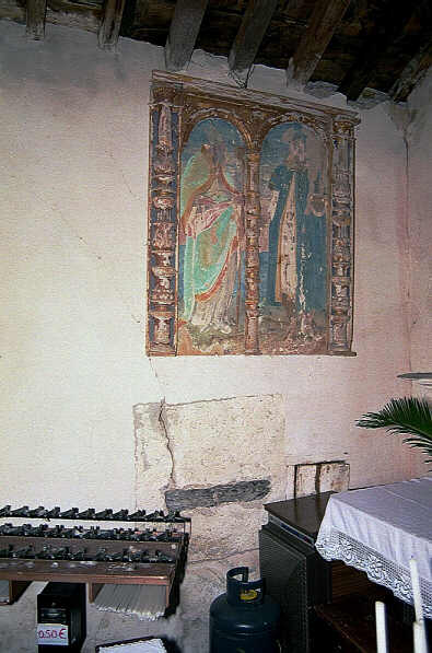 San Pantaleo, l'arcata dall'interno