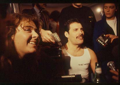 Fabrizia e Freddie Mercury 1984