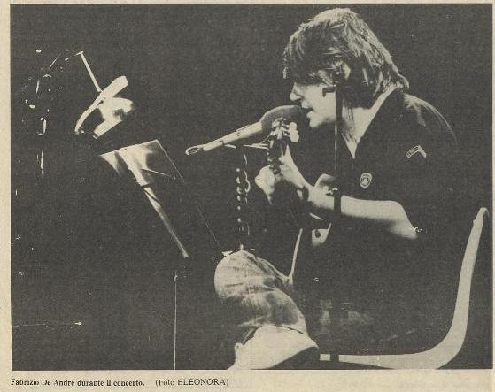 Fabrizio De Andr  agosto 1981