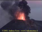 un'esplosione vulcanica