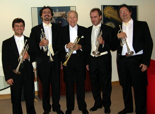 Sezione trombe RAI con Maestro G. PRETRE