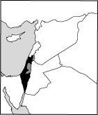 Map of Israel (the State of) and the Occupied Territories