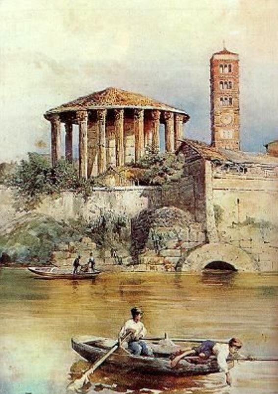 Roesler Ettore Franz - Tempio di Vesta