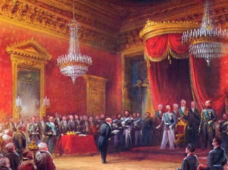 18 marzo 1860: Farini presenta a Vittorio Emanuele II l'atto di annessione dell'Emilia