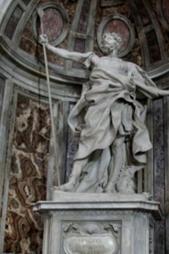 Statua di Longino in Vaticano