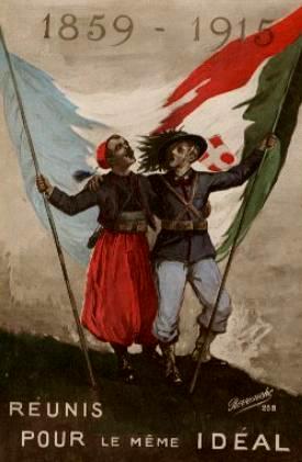 a dar man forte allo schieramento italiano in quei giorni i Francesi e gli Inglesi