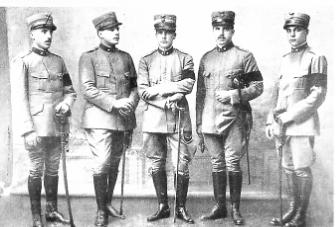I nipoti di Garibaldi nel 1918