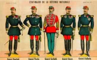 Garibaldi nello Stato Maggiore dell'esercito francese