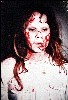 Linda Blair durante una prova di trucco. 27,5 Kb