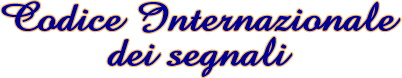 Codice Internazionale dei segnali