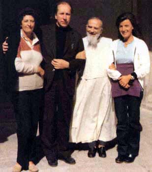 a Camaldoli con don B. Calati e Elena Galdolfi (1979)