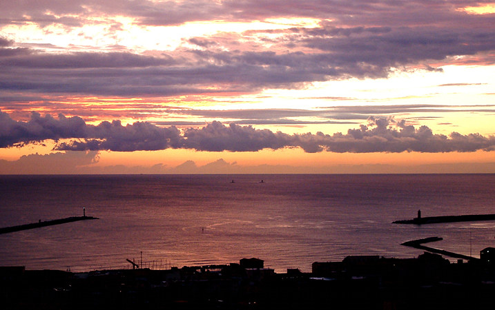 Tramonto a Livorno