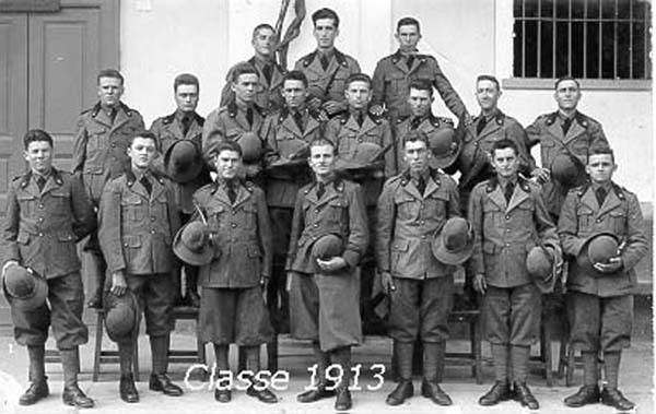 Bonomo Francesco  il terzo da destra della prima fila. Foto del 1931