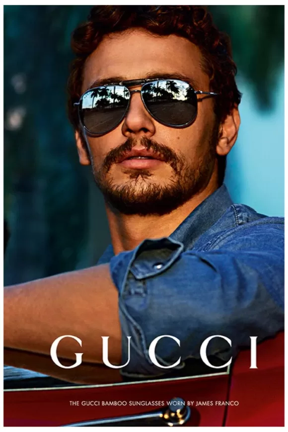 James Franco sar il testimonial della nuova collezione di occhiali da sole Gucci A/I 2013