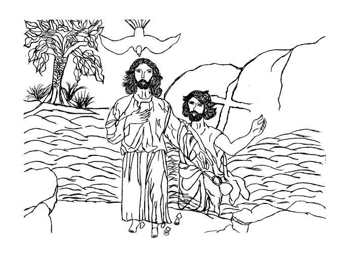 Il Battesimo Di Gesu Per Bambini