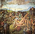 Crocifissione di Pietro - Michelangelo 1545