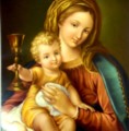 Madonna e Bambino con calice