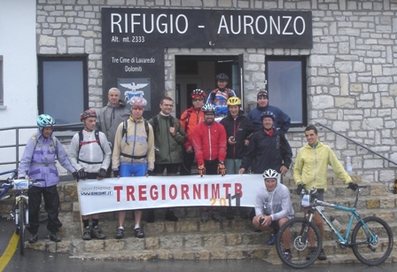 Foto di Gruppo al Rifugio Auronzo