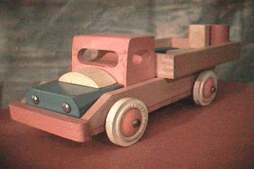 Camioncino in legno