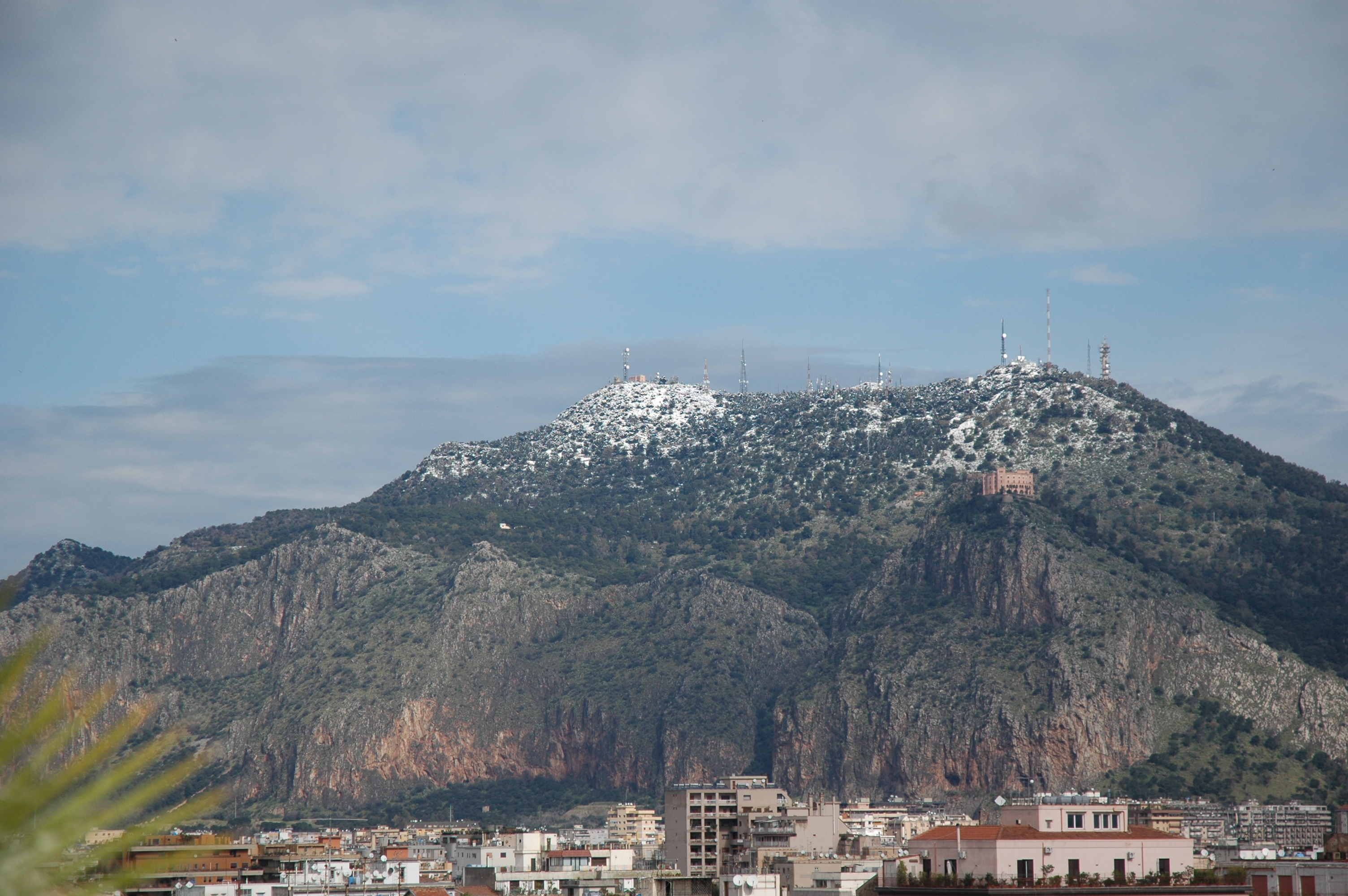 La neve a Palermo il 14 febbraio 2009