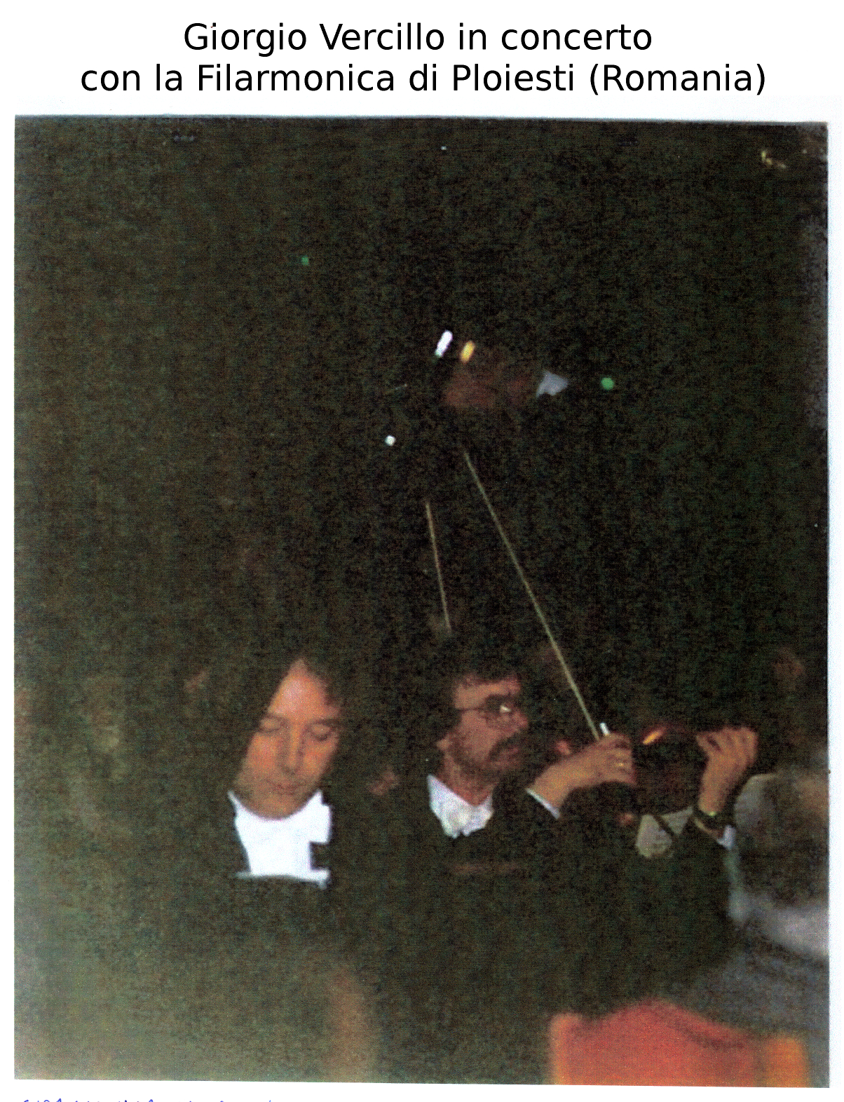 Giorgio Vercillo con la Filarmonica di Ploiesti (Romania)