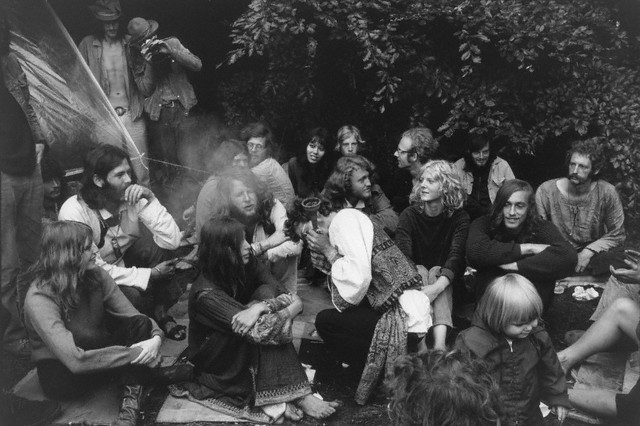 Amsterdam hippies - Dam Square anni 60 70 - Rotterdam Pop Festival 1970 ...