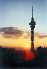 Torre Telecom al tramonto