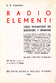 RADIO ELEMENTI (edizione 1958 HOEPLI)