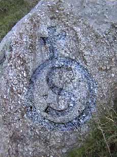 Il territorio appartenente dalla Grangia era segnato in alcuni punti con una croce ed una S impressi su rocce o sulle cortecce degli alberi