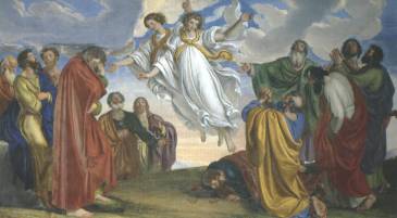 Giuseppe Diotti - Apparizione degli angeli agli Apostoli all'Ascensione del Signore