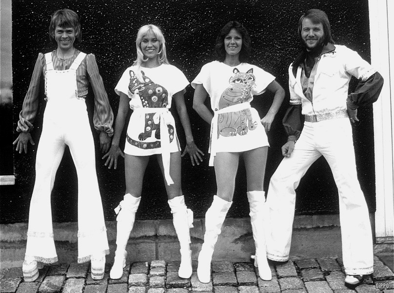 ABBA 1975 micro dress